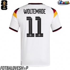 Německo Nick Woltemade #11 Domácí Dres MS 2026 Krátký Rukáv