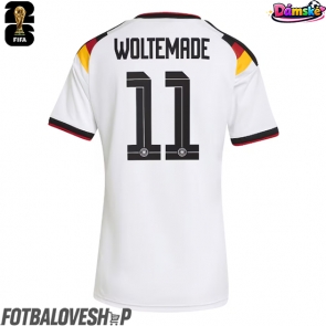 Německo Nick Woltemade #11 Dámské Domácí Dres MS 2026 Krátký Rukáv