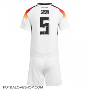 Německo Pascal Gross #5 Dětské Domácí Dres ME 2024 Krátký Rukáv (+ trenýrky)