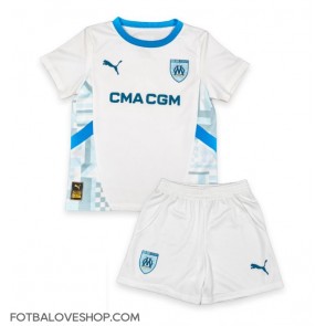Olympique de Marseille Dětské Domácí Dres 2024-25 Krátký Rukáv (+ trenýrky)