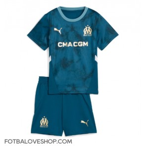 Olympique de Marseille Dětské Venkovní Dres 2024-25 Krátký Rukáv (+ trenýrky)