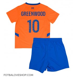 Olympique de Marseille Mason Greenwood #10 Dětské Alternativní Dres 2024-25 Krátký Rukáv (+ trenýrky)