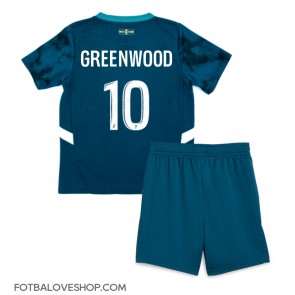Olympique de Marseille Mason Greenwood #10 Dětské Venkovní Dres 2024-25 Krátký Rukáv (+ trenýrky)