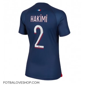 Paris Saint-Germain Achraf Hakimi #2 Dámské Domácí Dres 2023-24 Krátký Rukáv