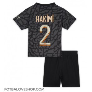 Paris Saint-Germain Achraf Hakimi #2 Dětské Alternativní Dres 2023-24 Krátký Rukáv (+ trenýrky)