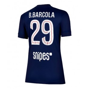 Paris Saint-Germain Bradley Barcola #29 Dámské Domácí Dres 2025-26 Krátký Rukáv