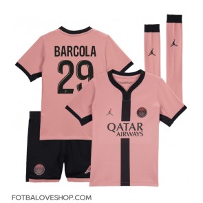 Paris Saint-Germain Bradley Barcola #29 Dětské Alternativní Dres 2024-25 Krátký Rukáv (+ trenýrky)