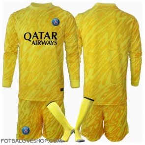 Paris Saint-Germain Brankářské Dětské Alternativní Dres 2024-25 Dlouhý Rukáv (+ trenýrky)