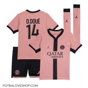 Paris Saint-Germain Desire Doue #14 Dětské Alternativní Dres 2024-25 Krátký Rukáv (+ trenýrky)
