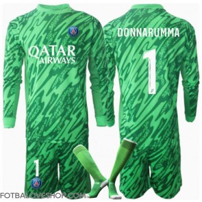 Paris Saint-Germain Gianluigi Donnarumma #1 Brankářské Dětské Domácí Dres 2024-25 Dlouhý Rukáv (+ trenýrky)
