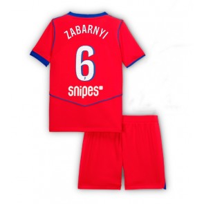 Paris Saint-Germain Illia Zabarnyi #6 Dětské Alternativní Dres 2025-26 Krátký Rukáv (+ trenýrky)