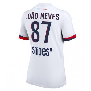 Paris Saint-Germain Joao Neves #87 Dámské Venkovní Dres 2025-26 Krátký Rukáv