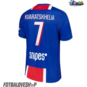 Paris Saint-Germain Khvicha Kvaratskhelia #7 Domácí Dres 2026-27 Krátký Rukáv