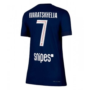 Paris Saint-Germain Khvicha Kvaratskhelia #7 Dámské Domácí Dres 2025-26 Krátký Rukáv