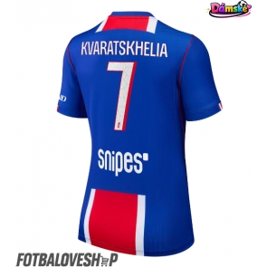 Paris Saint-Germain Khvicha Kvaratskhelia #7 Dámské Domácí Dres 2026-27 Krátký Rukáv