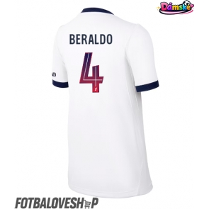 Paris Saint-Germain Lucas Beraldo #4 Dámské Venkovní Dres 2026-27 Krátký Rukáv