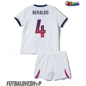 Paris Saint-Germain Lucas Beraldo #4 Dětské Venkovní Dres 2026-27 Krátký Rukáv (+ trenýrky)
