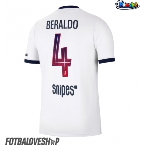 Paris Saint-Germain Lucas Beraldo #4 Venkovní Dres 2026-27 Krátký Rukáv