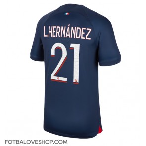 Paris Saint-Germain Lucas Hernandez #21 Domácí Dres 2023-24 Krátký Rukáv