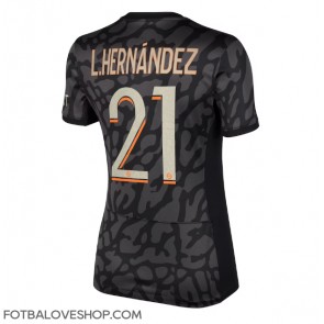 Paris Saint-Germain Lucas Hernandez #21 Dámské Alternativní Dres 2023-24 Krátký Rukáv