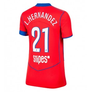 Paris Saint-Germain Lucas Hernandez #21 Dámské Alternativní Dres 2025-26 Krátký Rukáv