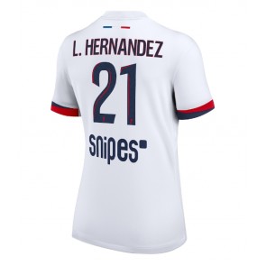 Paris Saint-Germain Lucas Hernandez #21 Dámské Venkovní Dres 2025-26 Krátký Rukáv