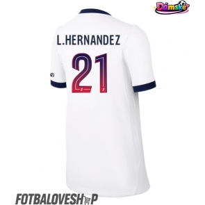 Paris Saint-Germain Lucas Hernandez #21 Dámské Venkovní Dres 2026-27 Krátký Rukáv