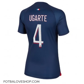 Paris Saint-Germain Manuel Ugarte #4 Dámské Domácí Dres 2023-24 Krátký Rukáv