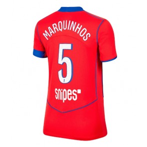 Paris Saint-Germain Marquinhos #5 Dámské Alternativní Dres 2025-26 Krátký Rukáv