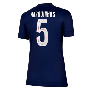 Paris Saint-Germain Marquinhos #5 Dámské Domácí Dres 2025-26 Krátký Rukáv