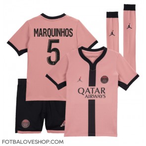 Paris Saint-Germain Marquinhos #5 Dětské Alternativní Dres 2024-25 Krátký Rukáv (+ trenýrky)