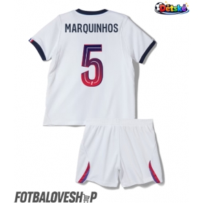 Paris Saint-Germain Marquinhos #5 Dětské Venkovní Dres 2026-27 Krátký Rukáv (+ trenýrky)
