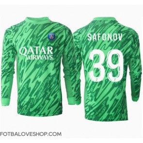 Paris Saint-Germain Matvei Safonov #39 Brankářské Domácí Dres 2024-25 Dlouhý Rukáv