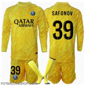 Paris Saint-Germain Matvei Safonov #39 Brankářské Dětské Alternativní Dres 2024-25 Dlouhý Rukáv (+ trenýrky)