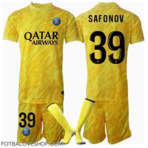 Paris Saint-Germain Matvei Safonov #39 Brankářské Dětské Alternativní Dres 2024-25 Krátký Rukáv (+ trenýrky)