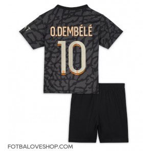 Paris Saint-Germain Ousmane Dembele #10 Dětské Alternativní Dres 2023-24 Krátký Rukáv (+ trenýrky)