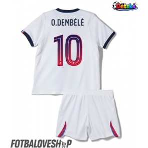 Paris Saint-Germain Ousmane Dembele #10 Dětské Venkovní Dres 2026-27 Krátký Rukáv (+ trenýrky)