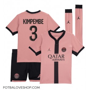 Paris Saint-Germain Presnel Kimpembe #3 Dětské Alternativní Dres 2024-25 Krátký Rukáv (+ trenýrky)