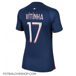 Paris Saint-Germain Vitinha Ferreira #17 Dámské Domácí Dres 2023-24 Krátký Rukáv