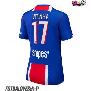 Paris Saint-Germain Vitinha #17 Dámské Domácí Dres 2026-27 Krátký Rukáv