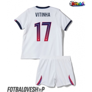 Paris Saint-Germain Vitinha #17 Dětské Venkovní Dres 2026-27 Krátký Rukáv (+ trenýrky)
