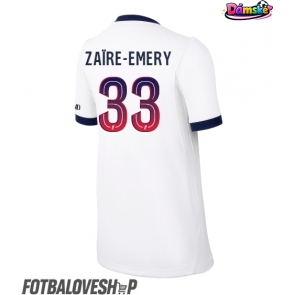 Paris Saint-Germain Warren Zaire-Emery #33 Dámské Venkovní Dres 2026-27 Krátký Rukáv