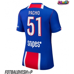 Paris Saint-Germain Willian Pacho #51 Dámské Domácí Dres 2026-27 Krátký Rukáv