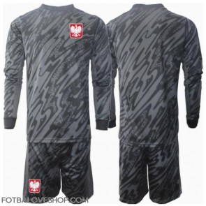 Polsko Brankářské Dětské Venkovní Dres ME 2024 Dlouhý Rukáv (+ trenýrky)