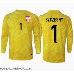 Polsko Wojciech Szczesny #1 Brankářské Domácí Dres ME 2024 Dlouhý Rukáv
