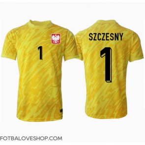 Polsko Wojciech Szczesny #1 Brankářské Domácí Dres ME 2024 Krátký Rukáv