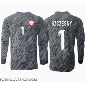 Polsko Wojciech Szczesny #1 Brankářské Venkovní Dres ME 2024 Dlouhý Rukáv