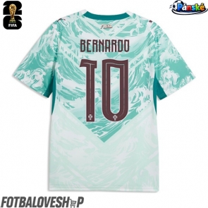 Portugalsko Bernardo Silva #10 Venkovní Dres MS 2026 Krátký Rukáv