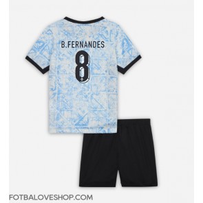 Portugalsko Bruno Fernandes #8 Dětské Venkovní Dres ME 2024 Krátký Rukáv (+ trenýrky)