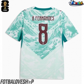 Portugalsko Bruno Fernandes #8 Venkovní Dres MS 2026 Krátký Rukáv